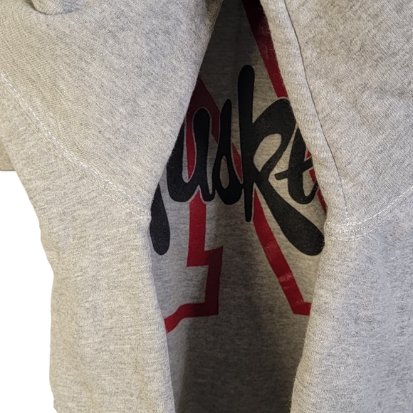 Nebraska Cornhuskers Script Spell out Vintage 80's 90's Heavyweight Crewneck L - Picture 4 of 12